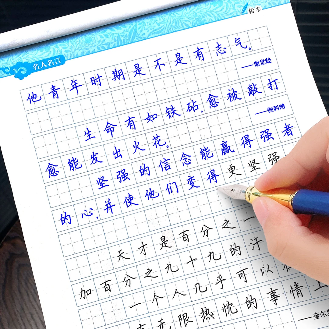 荆霄鹏字帖国学经典楷书字帖名人名言唐诗宋词成人练字静心练字帖