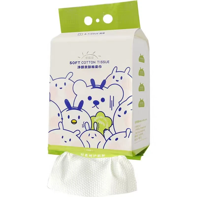 净颜棉洗脸巾--家庭装