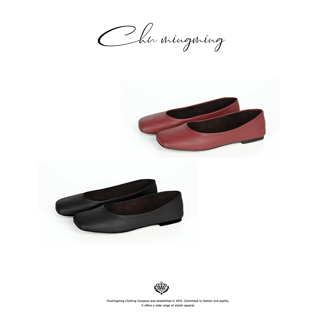 【CHUMINGMING】超软羊皮芭蕾鞋XZAX2503-1