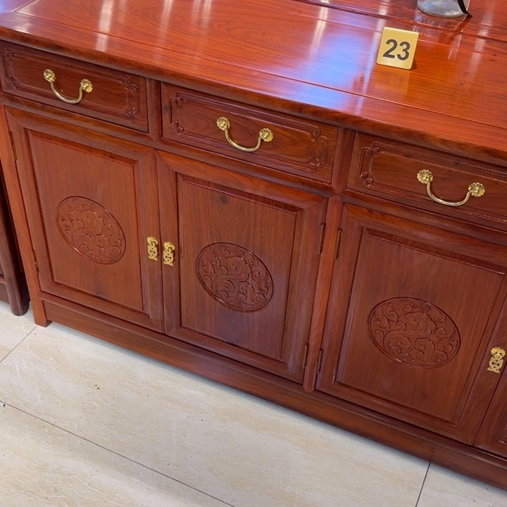 花梨木类柜类家具阿*刺猬紫檀118长88高餐边柜