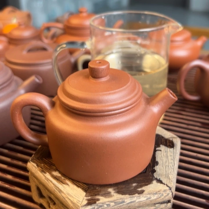 紫砂茶案紫泥德中120cc