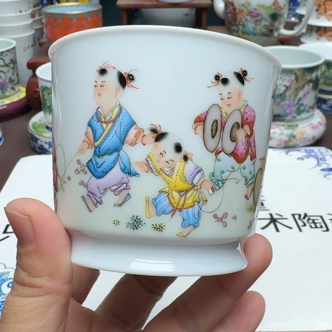 景德镇手工手绘展示