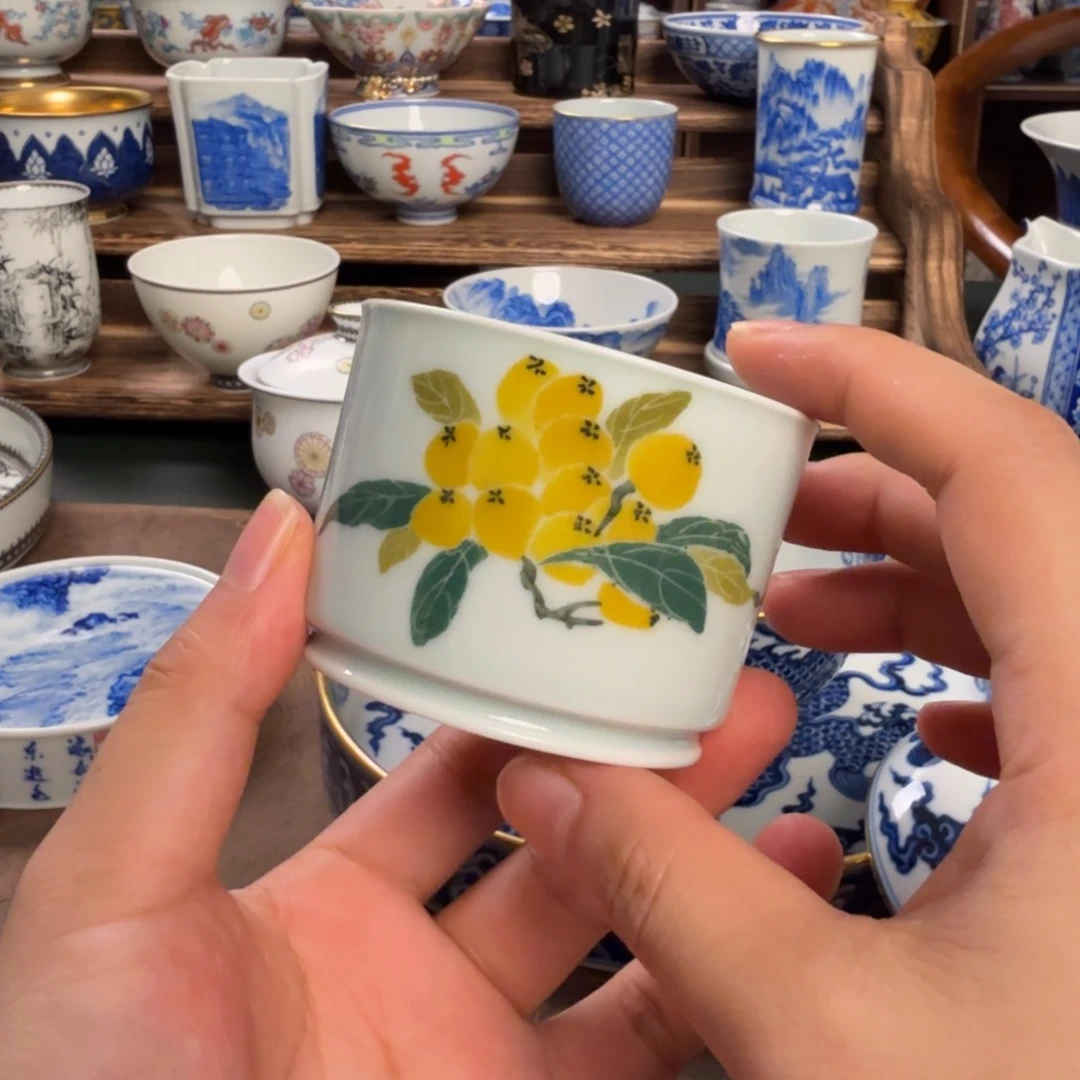 许***爹纯手工手绘陶瓷茶具