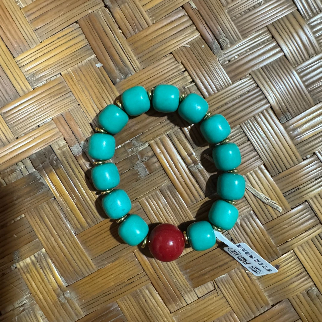 嘻【闪购商品】绿玛瑙手串2