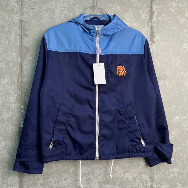 未使用 Prada/普拉达 42*1/拼色logo印花运动服/14919