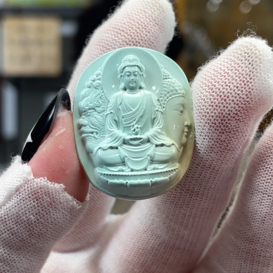 未镶嵌绿松石挂件