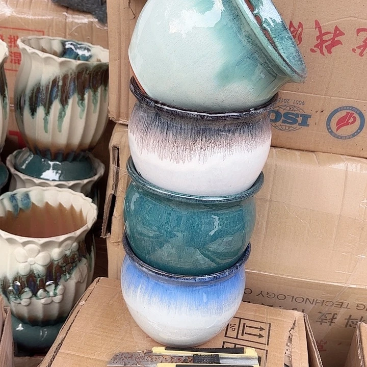 紫砂茶碗四个口径15高度13