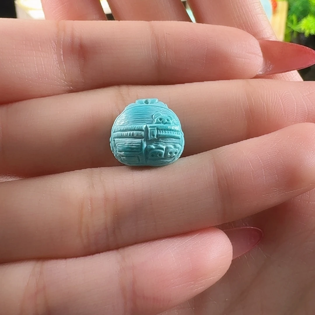 绿松石未镶嵌吊坠(不含链)