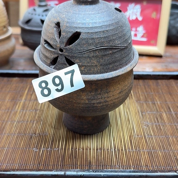 纯手工制作粗陶茶具