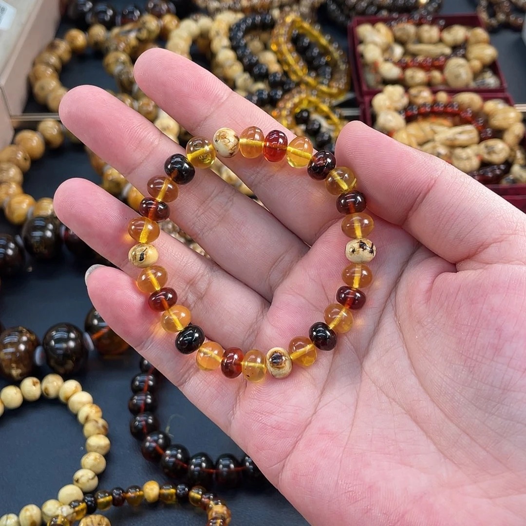 老***长琥珀未镶嵌裸石8多宝