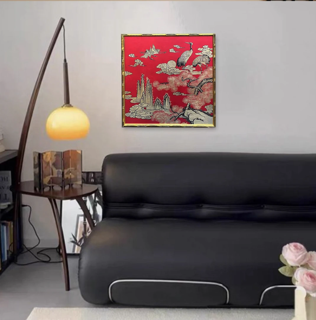 T42 现代装饰挂画装饰摆件 60*60cm