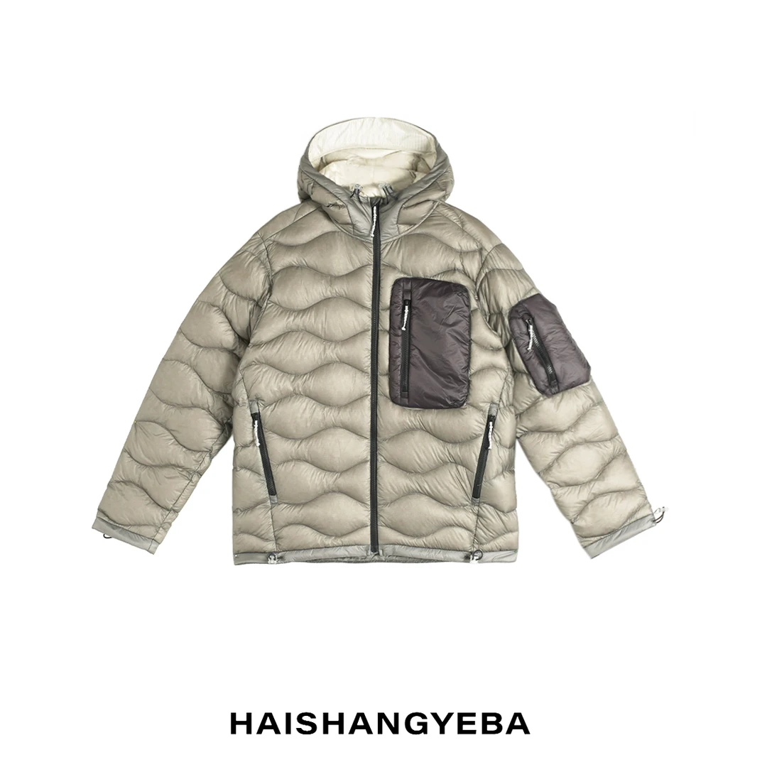 【海上叶爸】新款2025秋冬百搭90白鹅男女同款连帽拉链保暖羽绒服