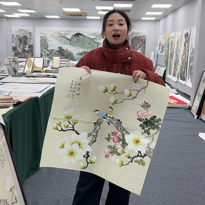 国画手绘国画作品大放漏