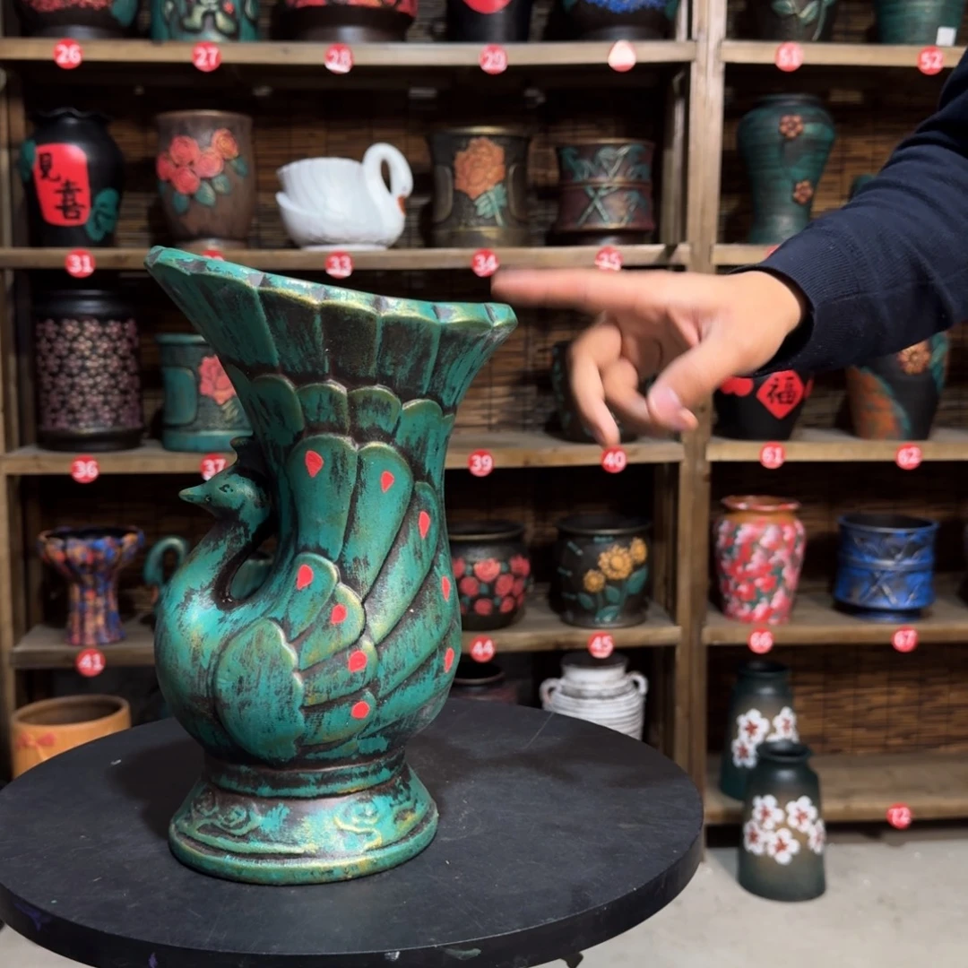 带孔高端浮雕花盆炸炸炸