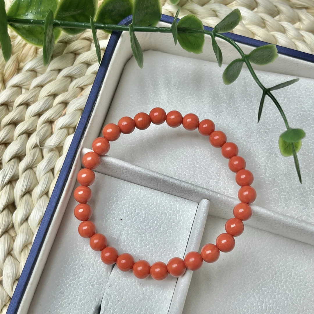 003六子珠宝 橘色手串 多样性发其一