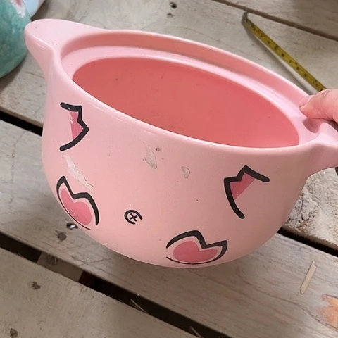微瑕，明火，长18宽9黑猪猪