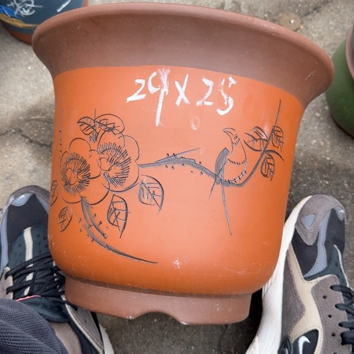 紫砂花盆 特价清仓