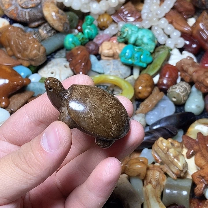 和田玉未镶嵌颈饰62