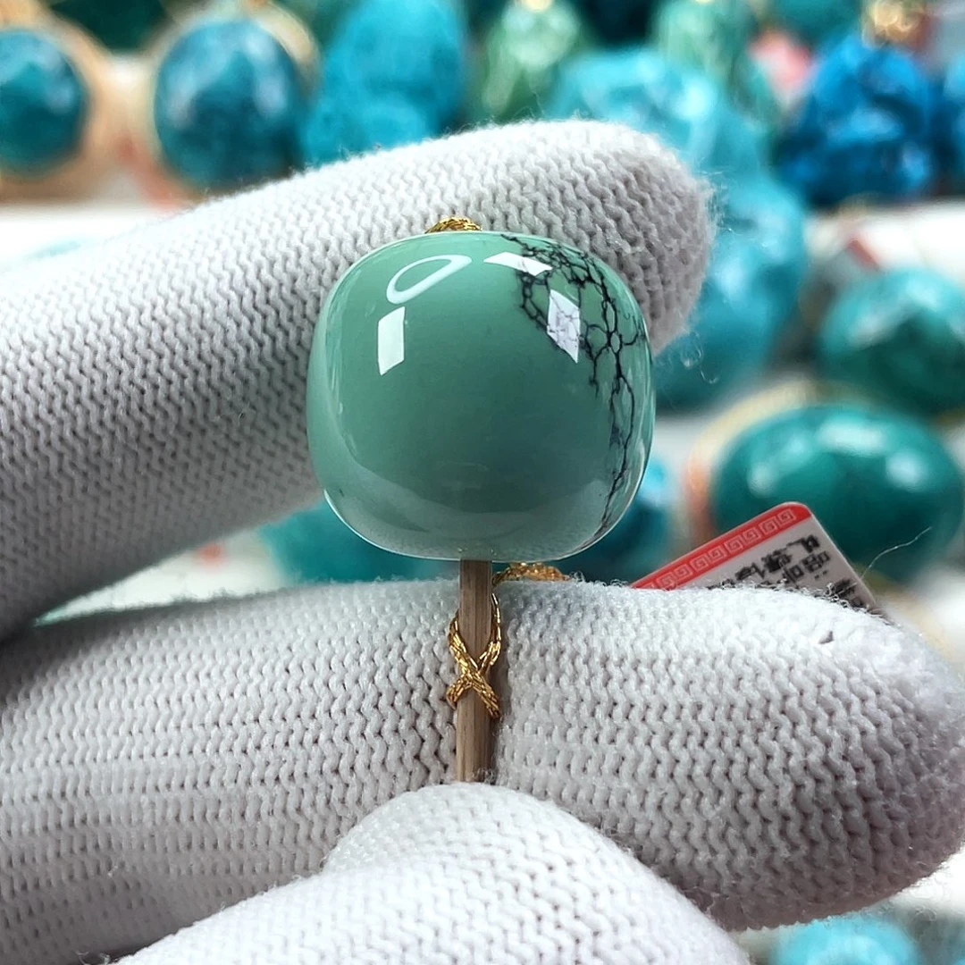 绿松石未镶嵌车挂直径18