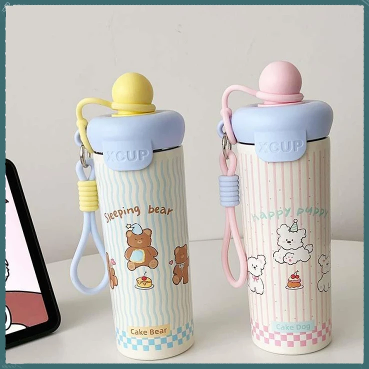 水杯女新款2025高颜值CYB7保温杯大容量吸管杯学生上学专用【荣承】