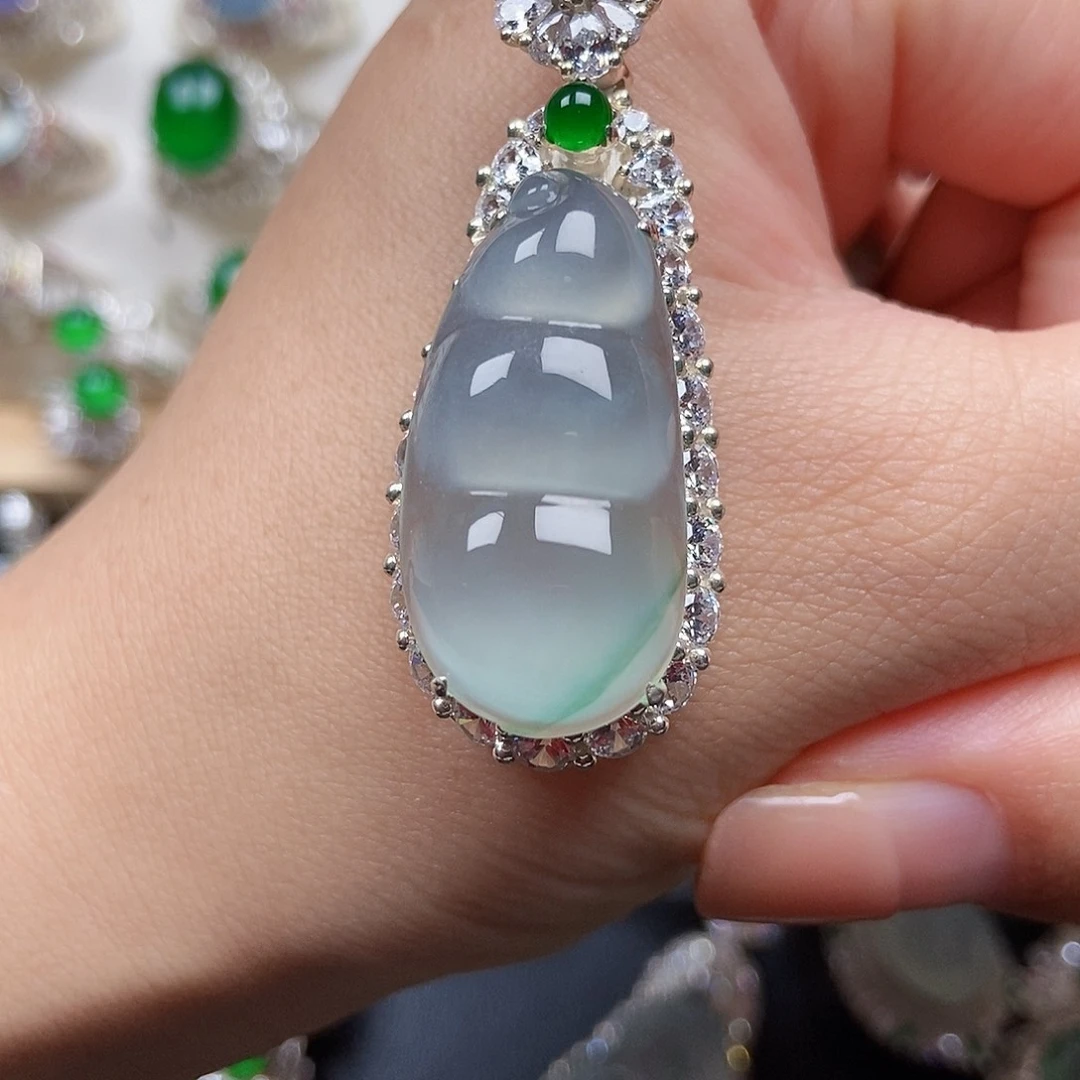 颈饰未镶嵌翡翠翡翠吊坠