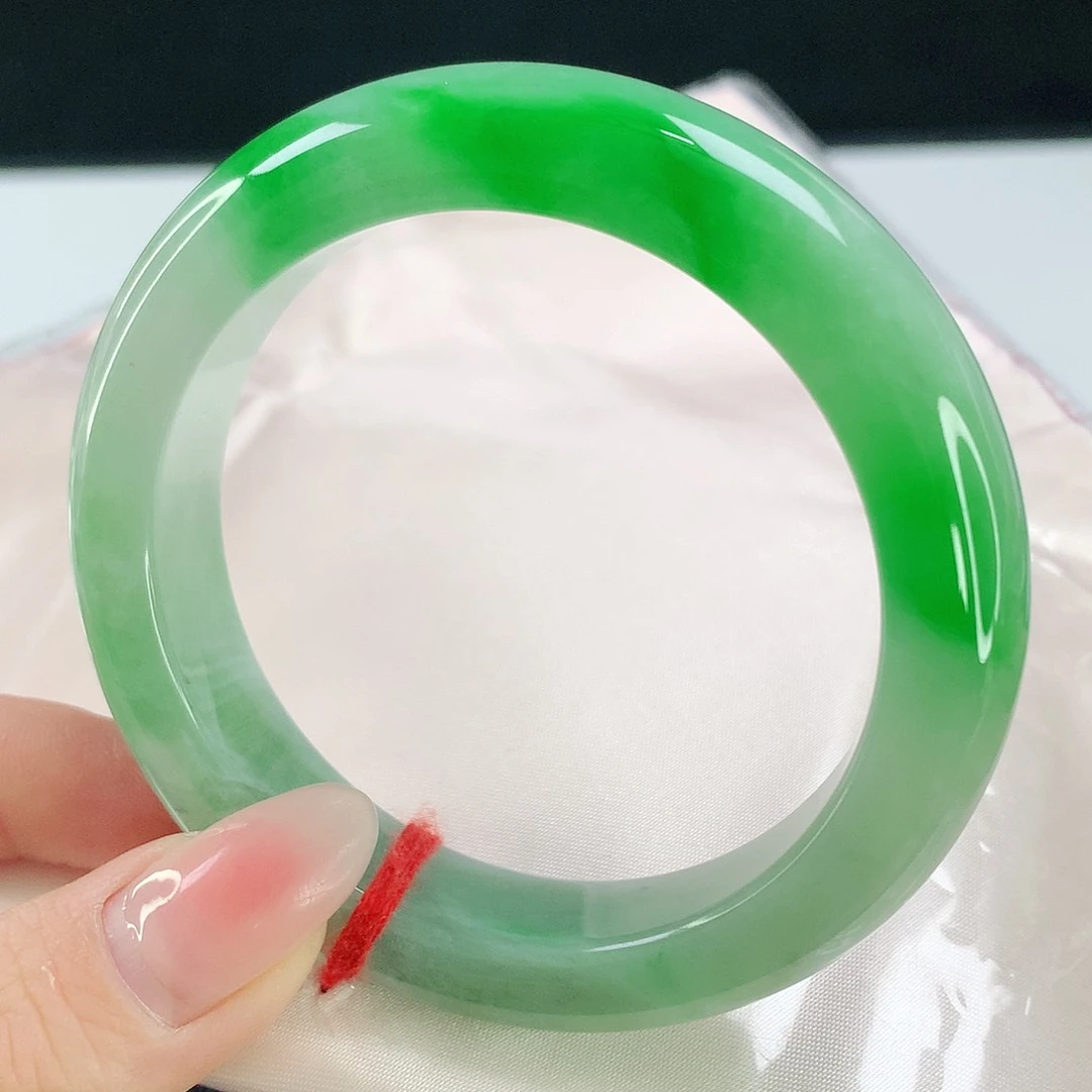 未镶嵌手镯翡翠55.2圈口