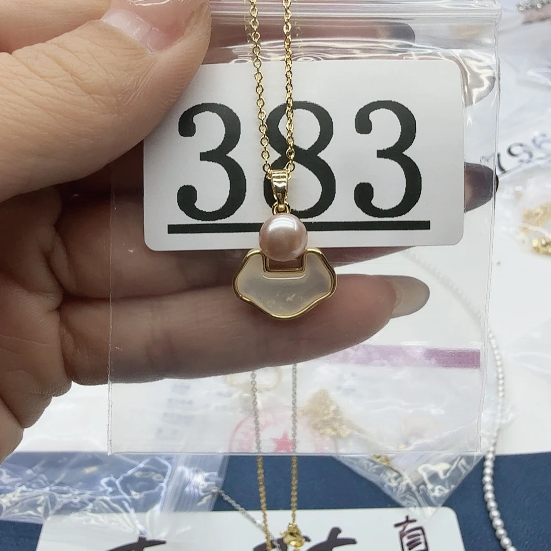 珠宝奇石淡水珍珠合金383