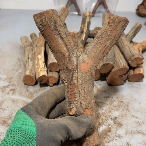 大果紫檀（缅甸花梨）木**弓