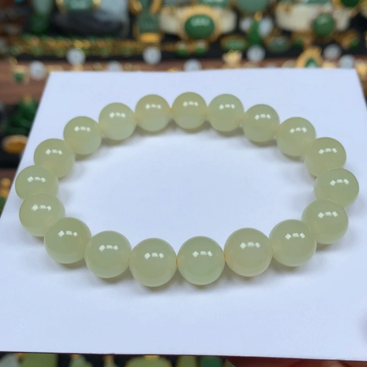 定制和田玉手串未镶嵌