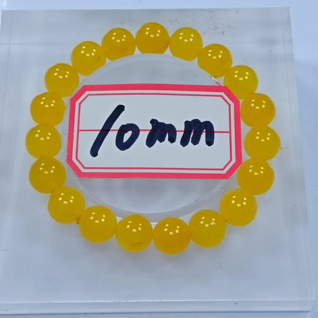 鸡油黄10mm手串发一条B03