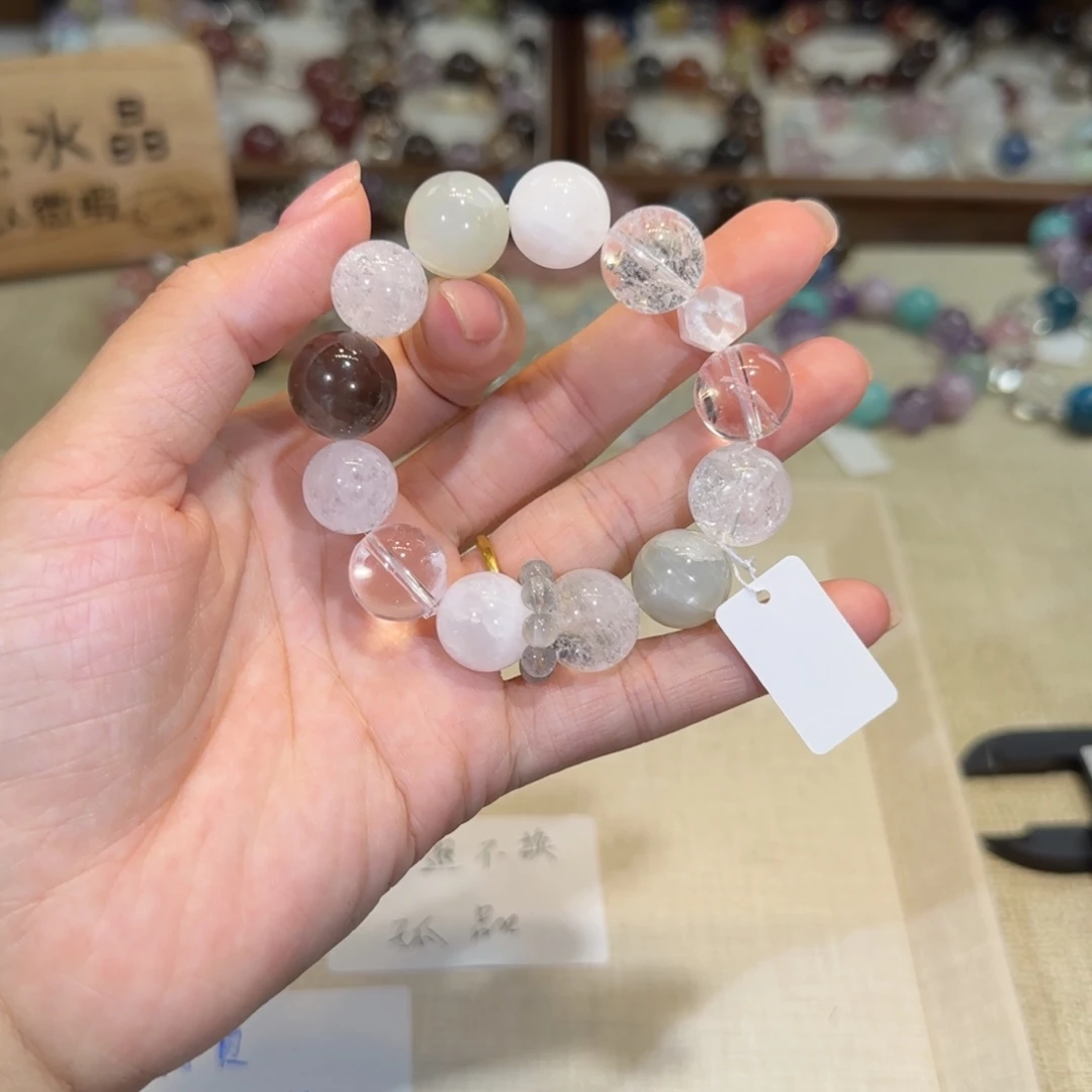 银S925镶嵌水晶手链