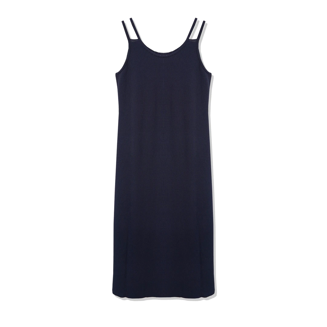 【可可专属】女装双肩吊带款针织连衣裙17222