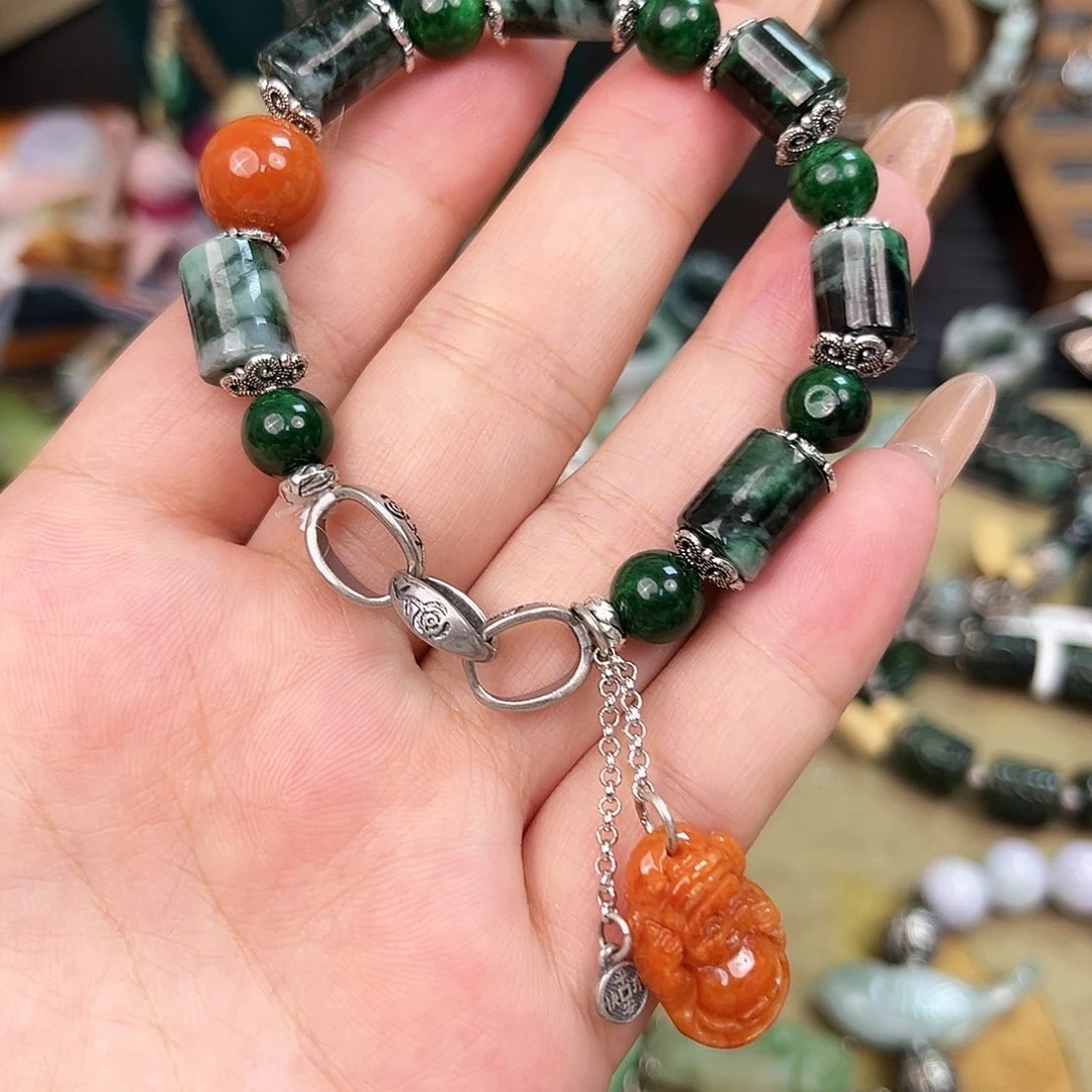 未镶嵌手链翡翠翡翠首饰