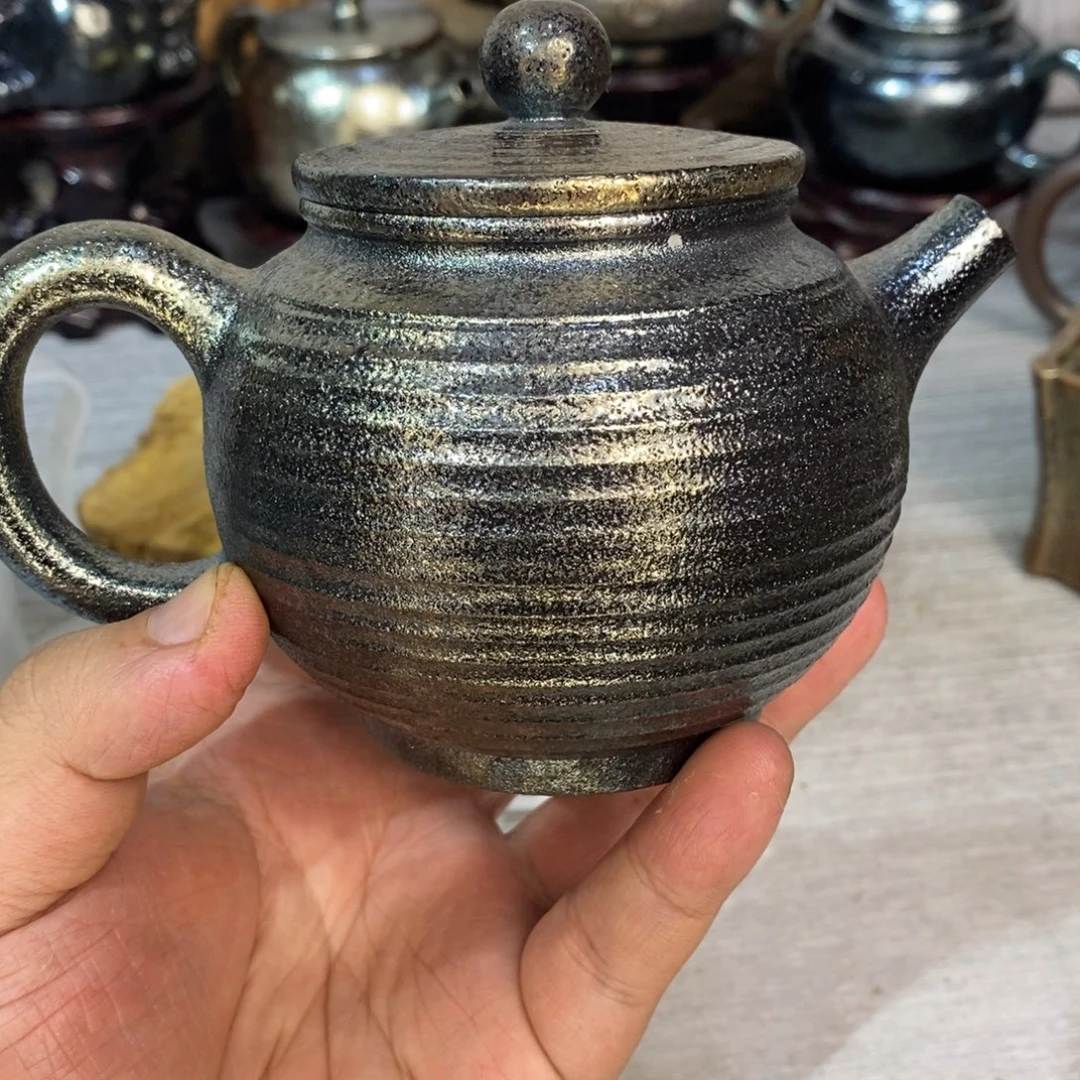 北***门云南建水紫陶柴烧壶