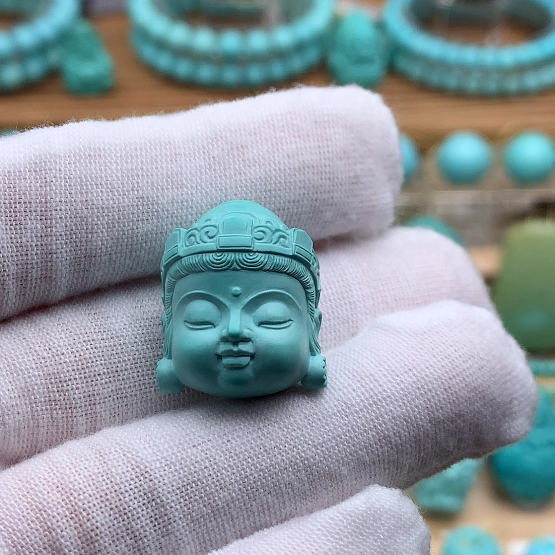 绿松石未镶嵌珠宝奇石