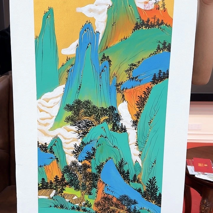 国画书法作品多次参加