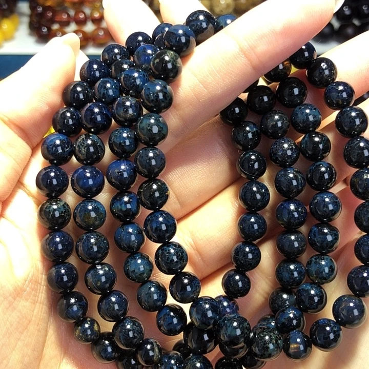 未镶嵌琥珀手链宝*星际蓝天翁108