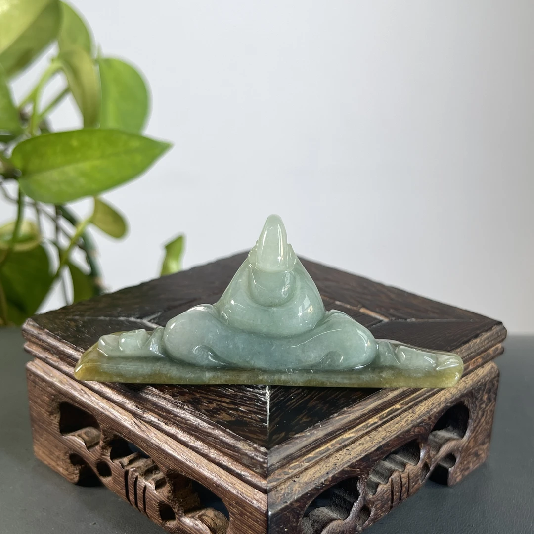 JYB30-010  天然缅甸A货翡翠  悟道香插