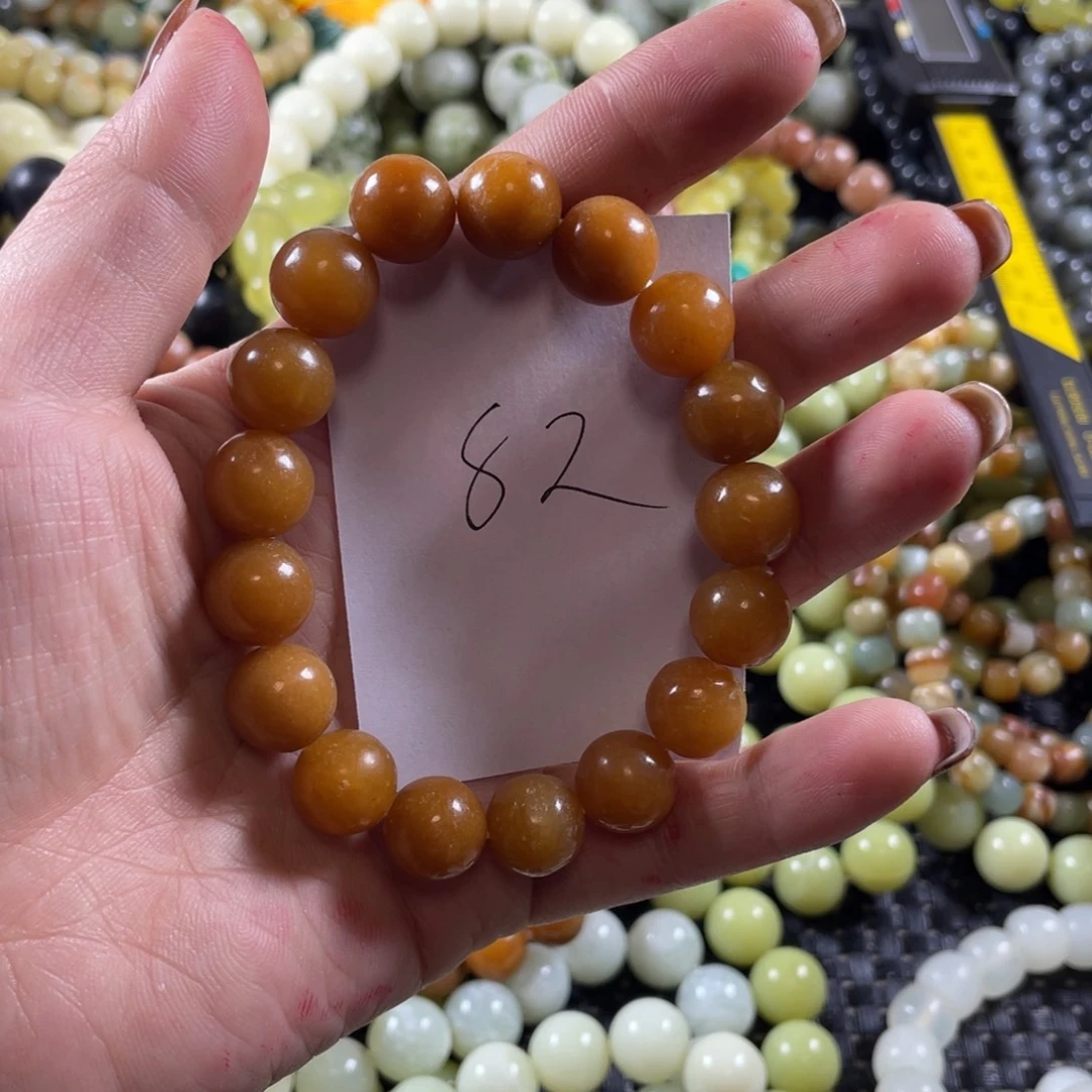 蛇纹石玉未镶嵌手链