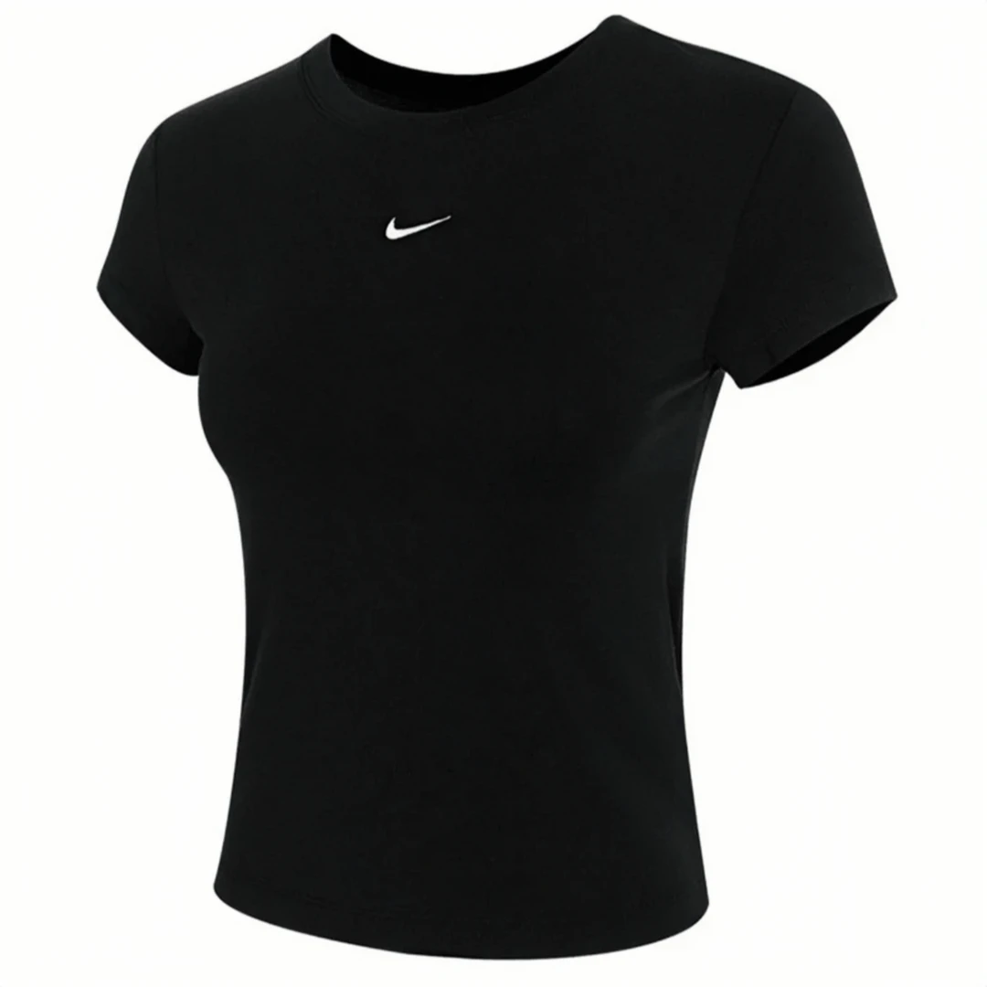 【滔搏联动】NIKE/耐克 夏季休闲女子修身中长款T恤 FV5509-010