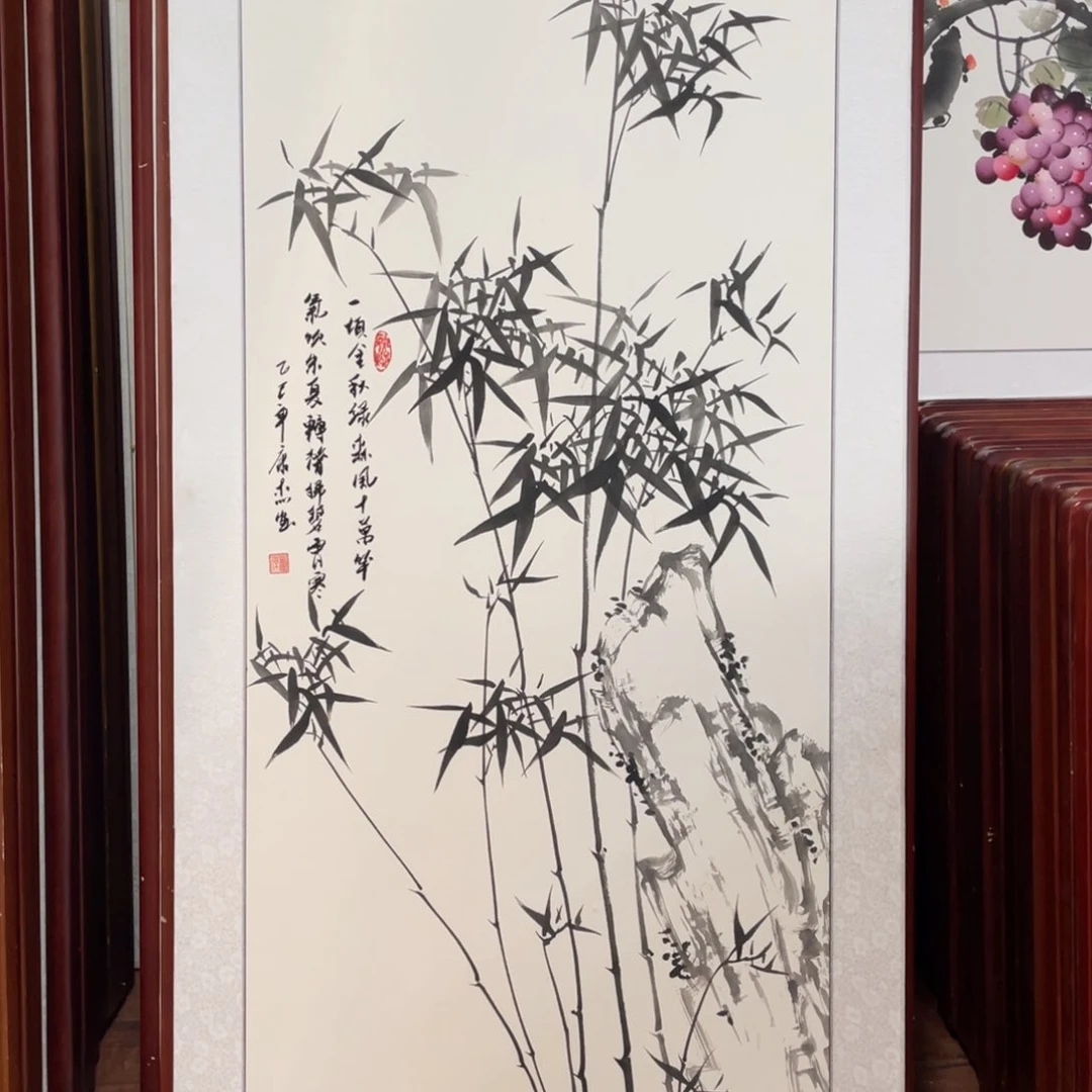国画带框尺寸63*123厘米