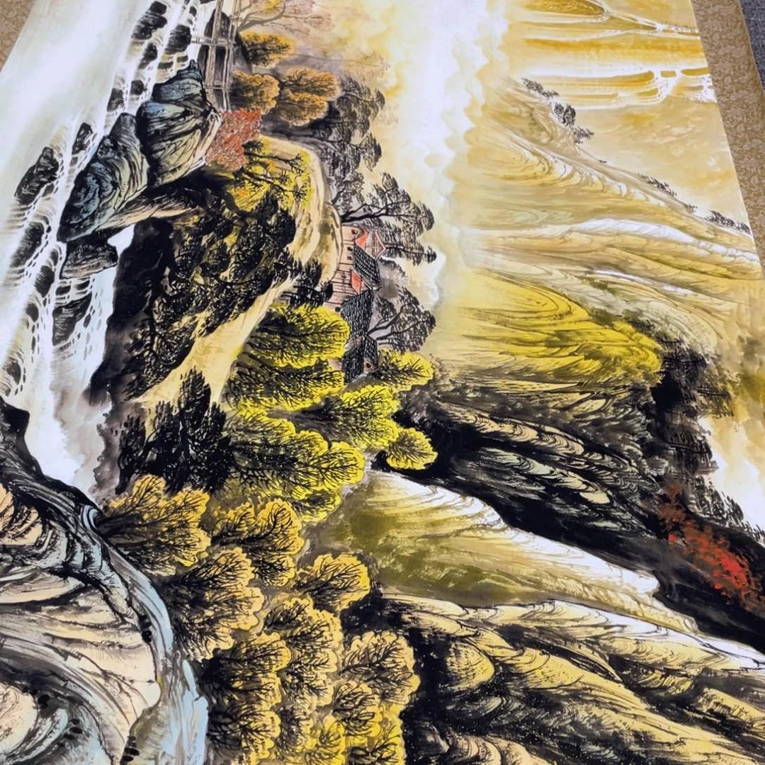 蓝***墨国画老师手笔手绘作品N
