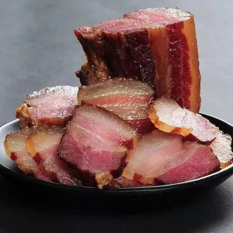 【腊肉 现场称重计费】川味特色腊香肥肉农家柴火烟熏腊肉CG