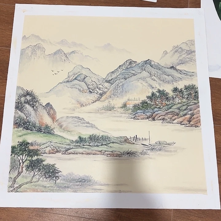 油画70*70手绘油画