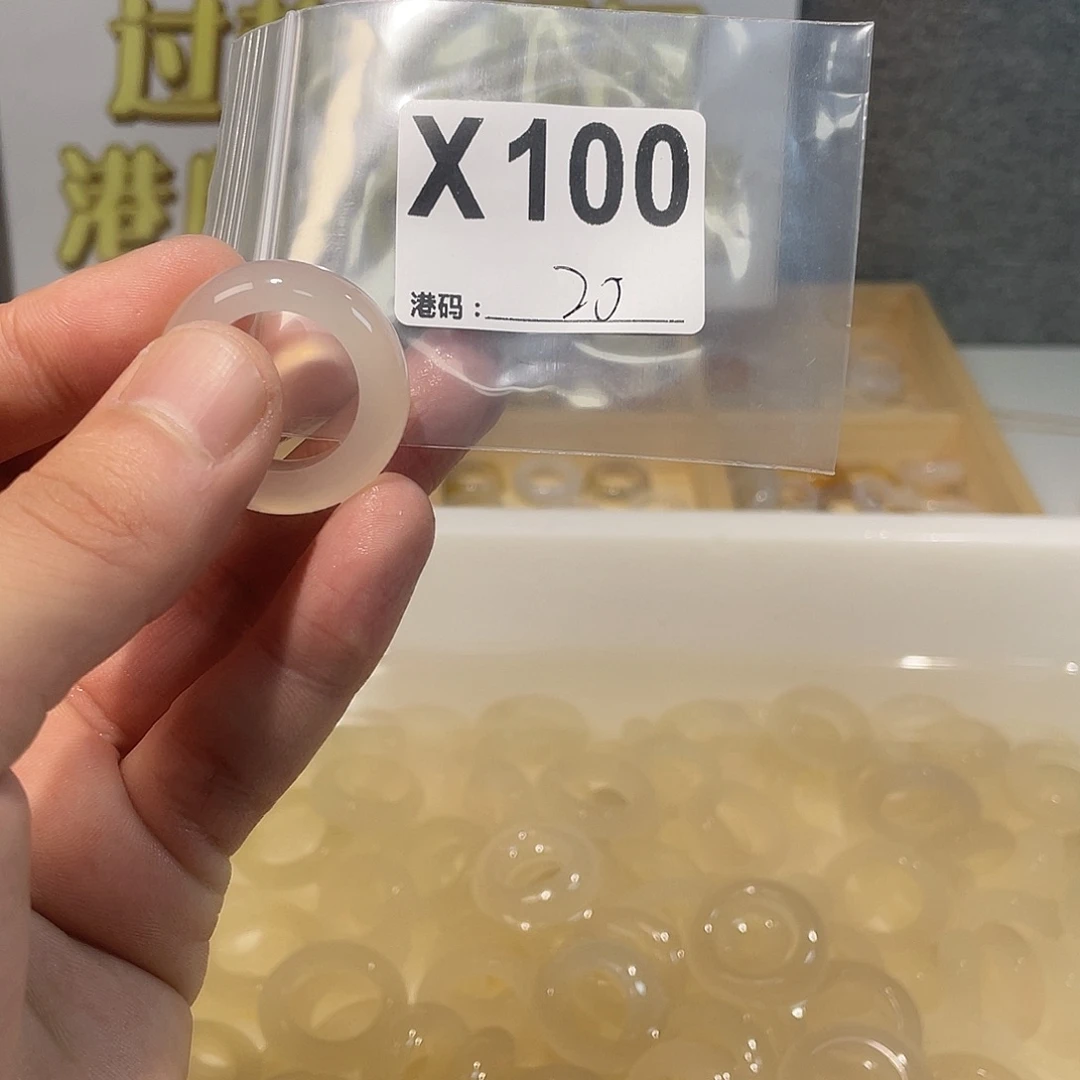 玛瑙/玉髓未镶嵌戒指100