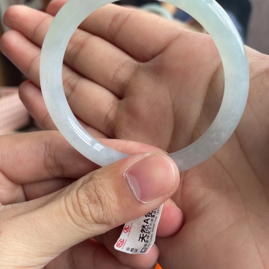翡翠手镯未镶嵌天然缅甸翡翠a货手镯