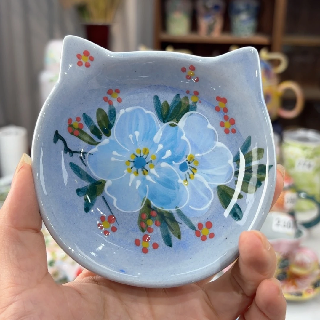 景德镇手绘高温釉下彩陶瓷茶具