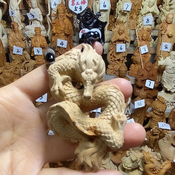 柏木（崖柏）盘龙 挂件