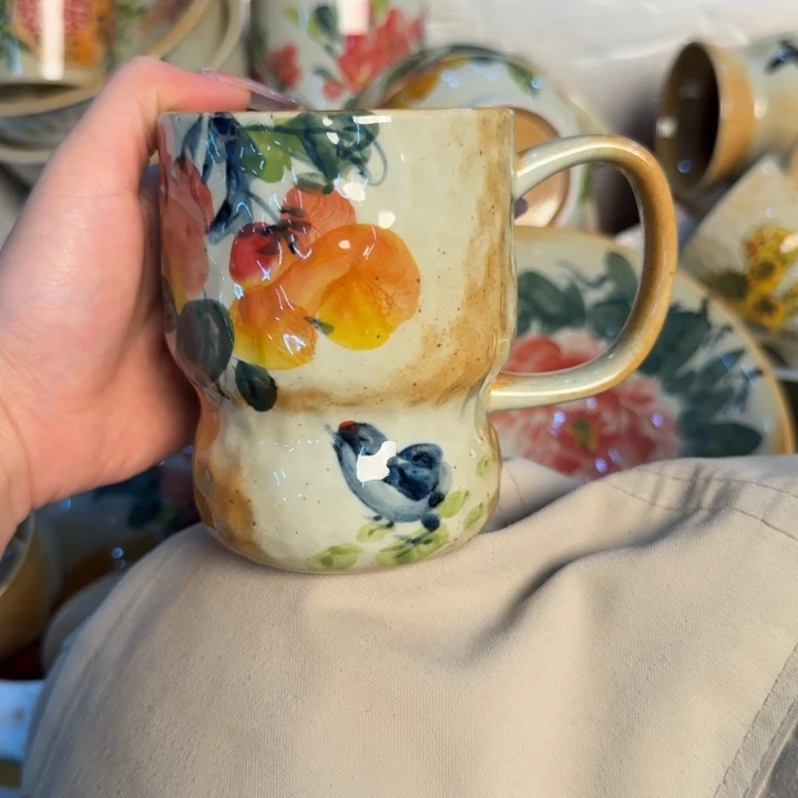 瓷片景德镇陶瓷手工手绘