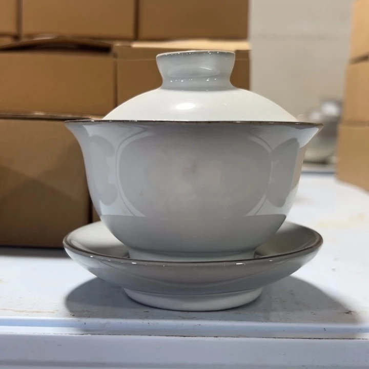 微瑕陶瓷茶壶茶杯家用